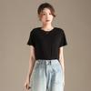RAIN.CUN Women's Round Neck Short Sleeve T-shirt