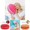Soft And Fluffy 15 Inch Coussin Moelleux In Colorful Bonbon Hues Featuring Plush Material