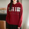 Chic Women's Hooded Knit Sweater - Spring/Autumn 2026 Loose Casual Base Layer Top