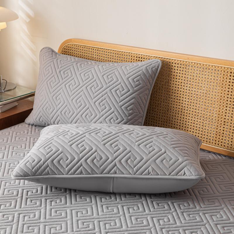 1 Stück wasserdichter Kissenbezug aus Jacquardgewebe, feuchtigkeits- und schweißfest, 48 x 74 cm, für Schlafzimmer, Zuhause, Hotel, Detor