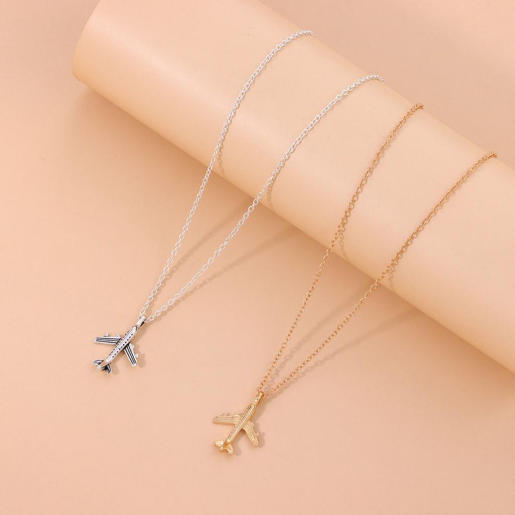 Men's romance, European and American creative necklace one direction alloy aircraft necklace