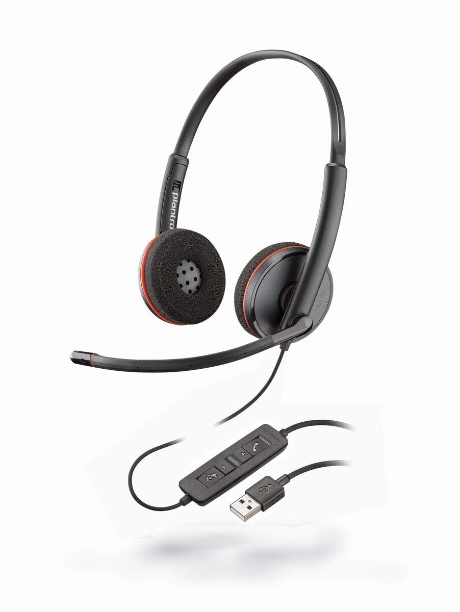 

Poly BlackWire 3220 Wired Noise Cancelling (older model) Headset, USB-A Connection, Binaural, чорний