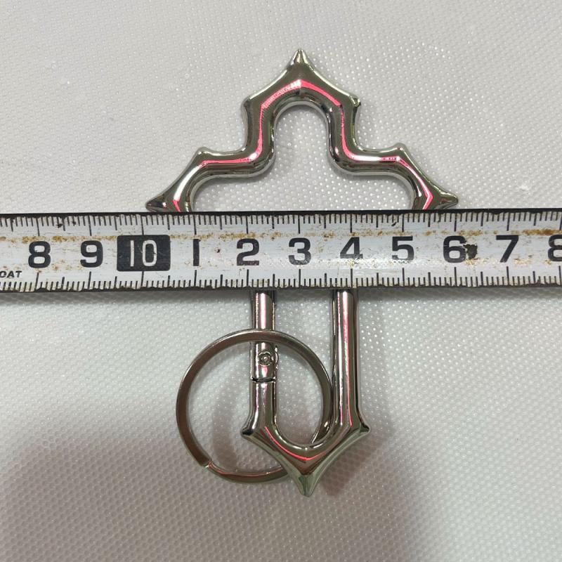 Zinc Alloy Bag Charm Trinkets Keychain Cross Carabiner Keychain Camping Hiking Outdoor Climber Waist Pendant Accessories Gift