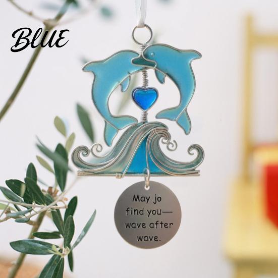 Boho Hanging Sun Catcher Coastal Spirit Ornament Durable Acrylic Decorative Pendant Beach Style Room Accents Inspired Home for Wall And Porch Decor