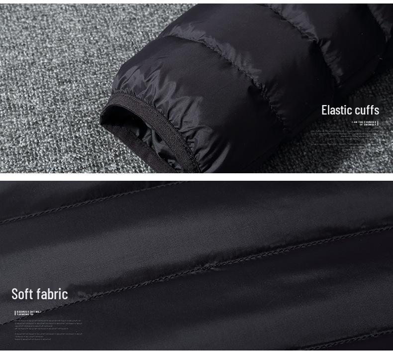 2025 Men's USB Electric Heated Jacket: Winter Warm, Lightweight, Thin Heating, Constant Temperature, Cotton.