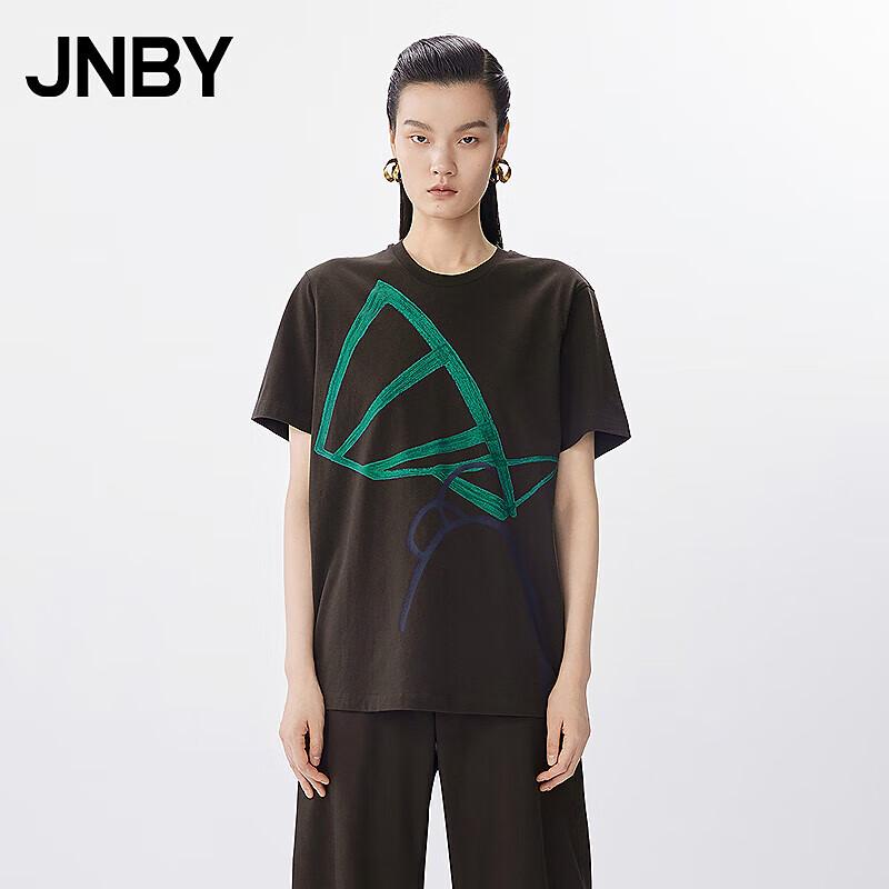 JNBY Women's Urban Print Loose Fit T-Shirt
