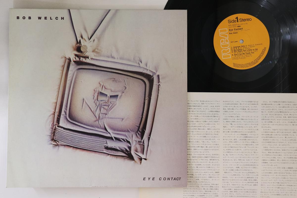

LP Record BOB WELCH - Eye Contact RPL8207 RCA 1983 Japan Rock Used