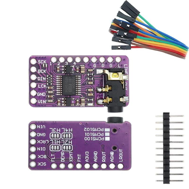1Set Pcm5102 Interface I2S Dac Decoder Player Module For Raspberry Pi Phat Format Board Digital Audio Board