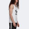 Adidas Originals Trefoil Tank with Contrast Trefoil Logo Sports Training Vest Men Tops White H06636