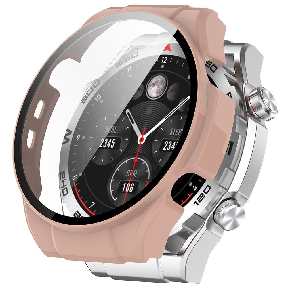 Screen Protector Case with Tempered Glass Protective Cover Anti-Scratch Screen Protector Full Cover Case for Haylou Watch R8
