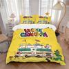 3pc Uncle Grandpa Bedding Set Guest Room Bedroom Decor Christmas Halloween Decor Birthday and Holiday Gifts- All Seasons 3pcs Quilt 143