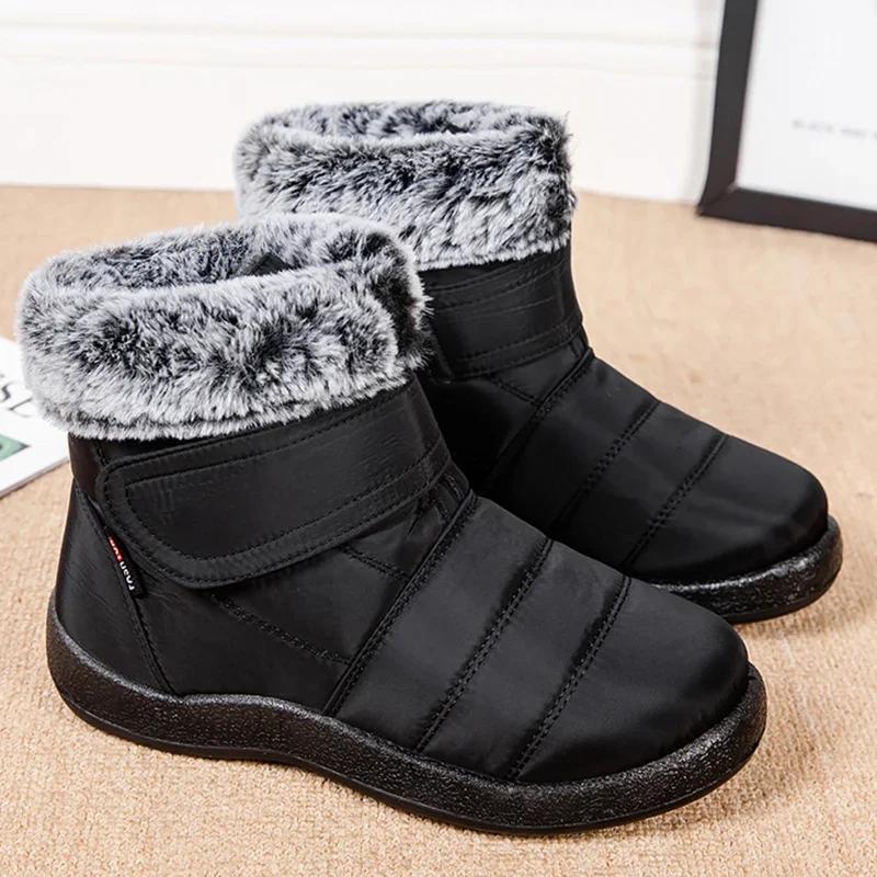 Fashion Snow Boots Women New Shoes For Women Platform Shoes Woman Fur Keep Warm Boots Ladies Soft Plush Botas Mujer Winter Shoes Women