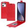 Cell Phone Cover For Xiaomi 13 5G,Vertical Flip Leather Crazy Horse Texture Protective Phone Case Card Holder
