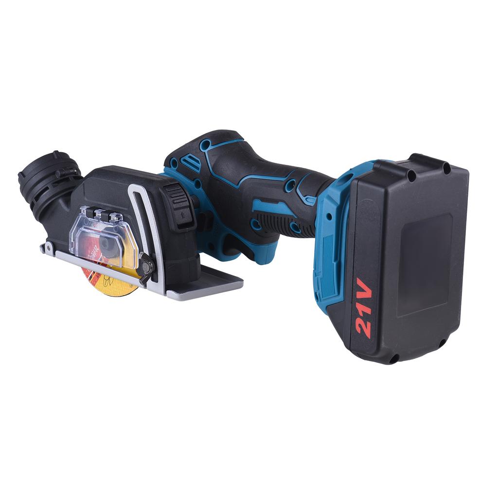 Cordless Circular Saw, 3 Inch Handheld Angle Grinder Kit, Rechargeable Cut Off Tool for Cutting