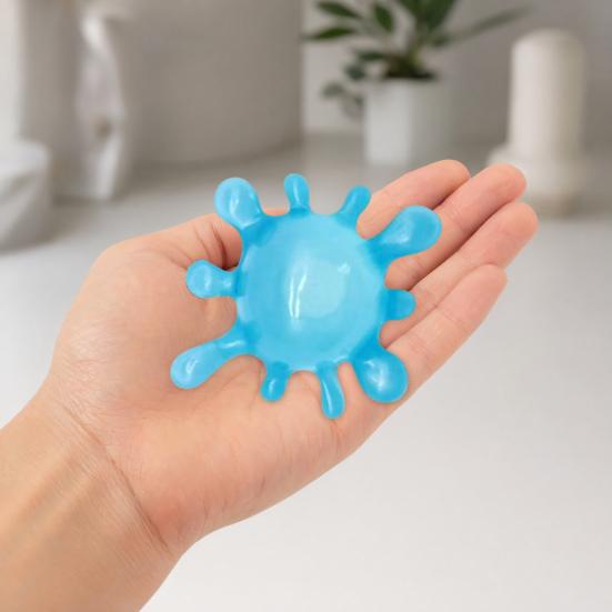 Water Splash Bal Knijpspeeltje, Angstverlichtende Transparante Stressbal, Zachte Rekbare Bal Sensorisch Fidget Speelgoed voor Kinderen Volwassenen