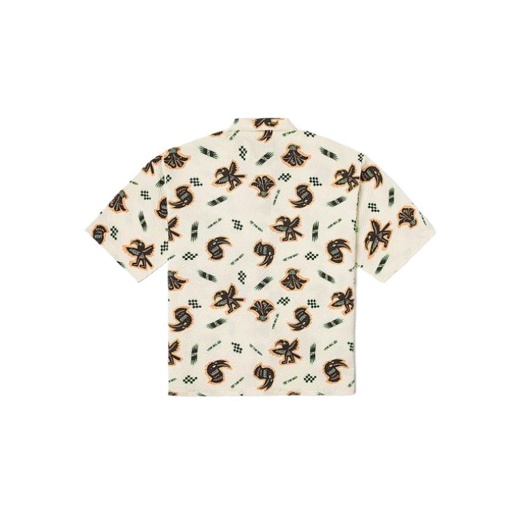 Vans Classic Fashion Simple Versatile Short Sleeve Shirt Men shirts Off-White VN000NNEEFW