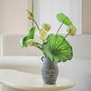 High-End Artificial Lotus Flower and Seed Pod Ornament for Living Room or Buddhist Hall Decor