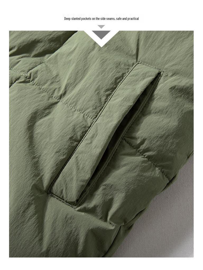 Herren Japanischer Retro V-Ausschnitt Flauschige gesteppte Weste - Warm & Ärmellos für Herbst/Winter Outdoor