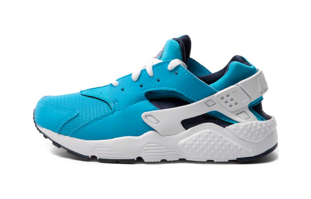 

Nike Huarache Run PS Cushioning Slip Resistant Low top Running Shoes Blue Children Aged 3 7 Years Old 704949-401 31