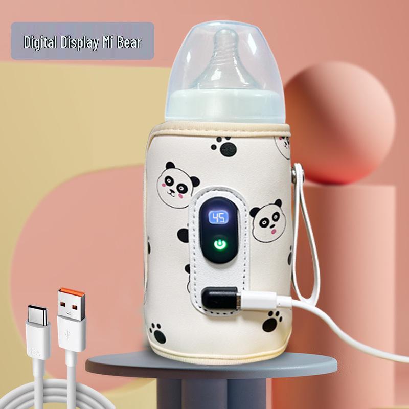 Universal Insulated Baby Bottle Sleeve - Portable Outdoor Warmer for Milk.