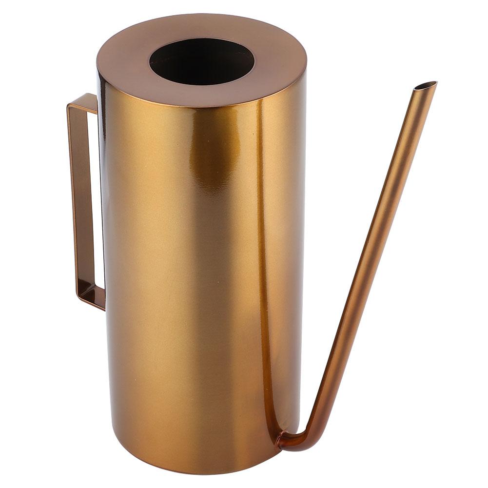 

Garden Stainless Steel Long Spout Watering Can Pot Flower Plant Irrigation Tool Gold 1.5L