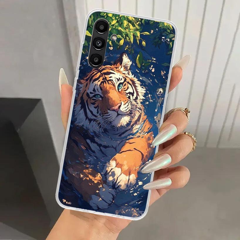 Superior Tiger Pattern Art Phone Case for Samsung Galaxy A17 A16 A37 A26 A36 A57 A56 A15 A25 A35 A55 A14 A24 A34 A54 A13 A23 A33