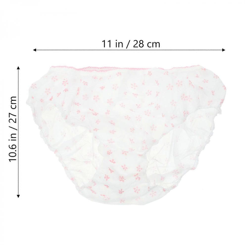 Disposable Briefs Pregnant Underwear for Women 7Pcs Breathable Non-Woven Panties