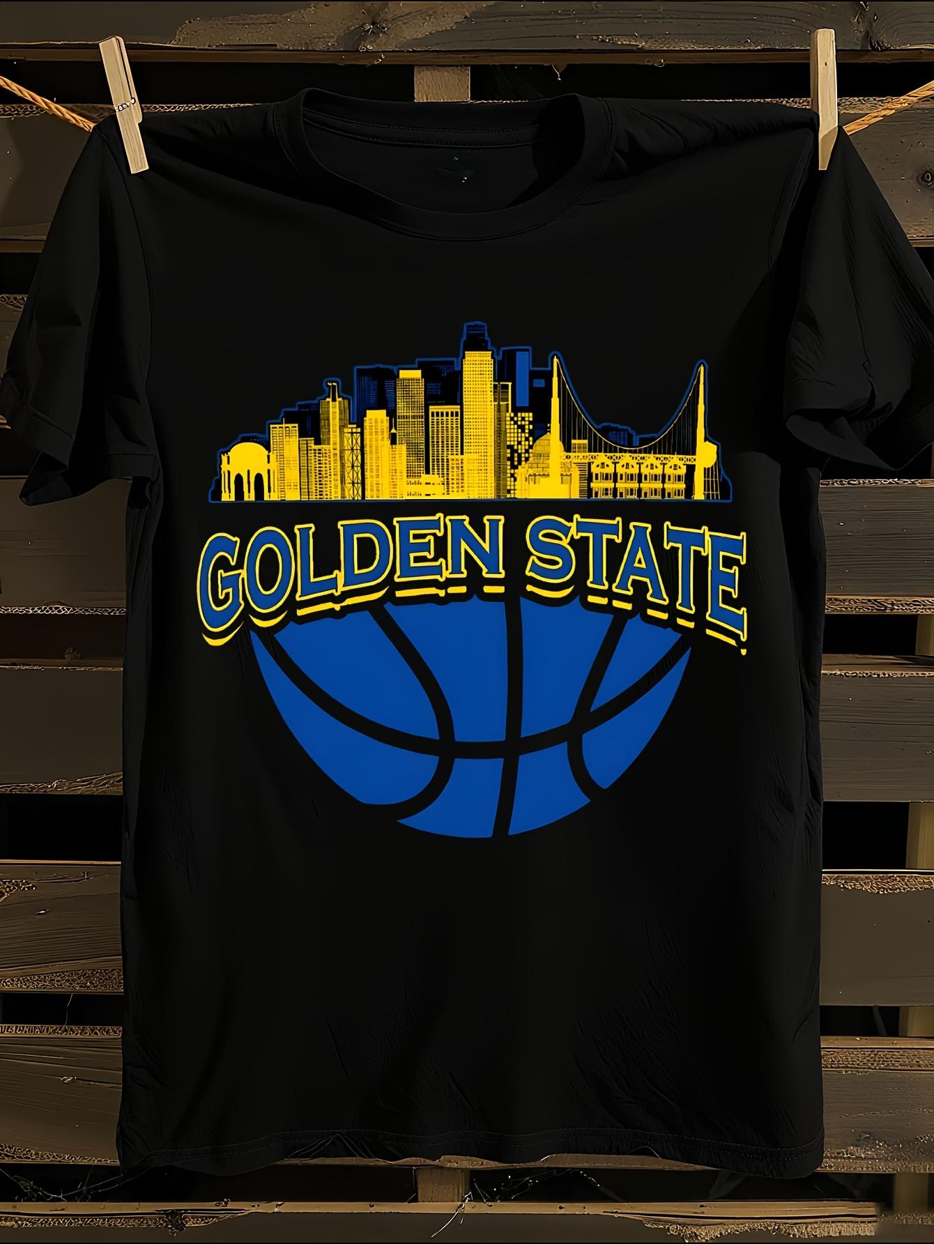 Logo and Bay Area Skyline Basketball T-shirt XXXL