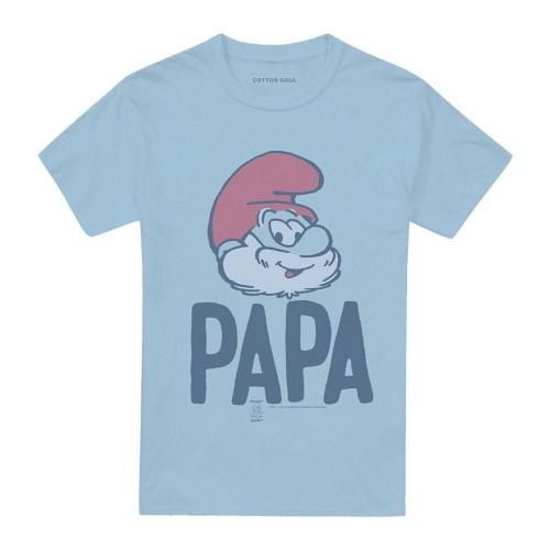 The Smurfs Unisex Adult Papa Smurf T-Shirt