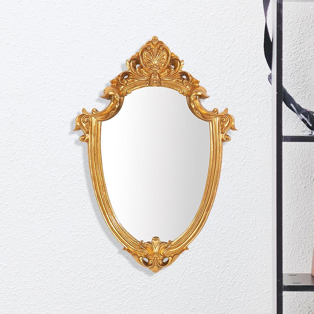 Antique Bathroom Mirrors, Makeup Mirror Wall Decor, Decorative for Entryway Bedroom