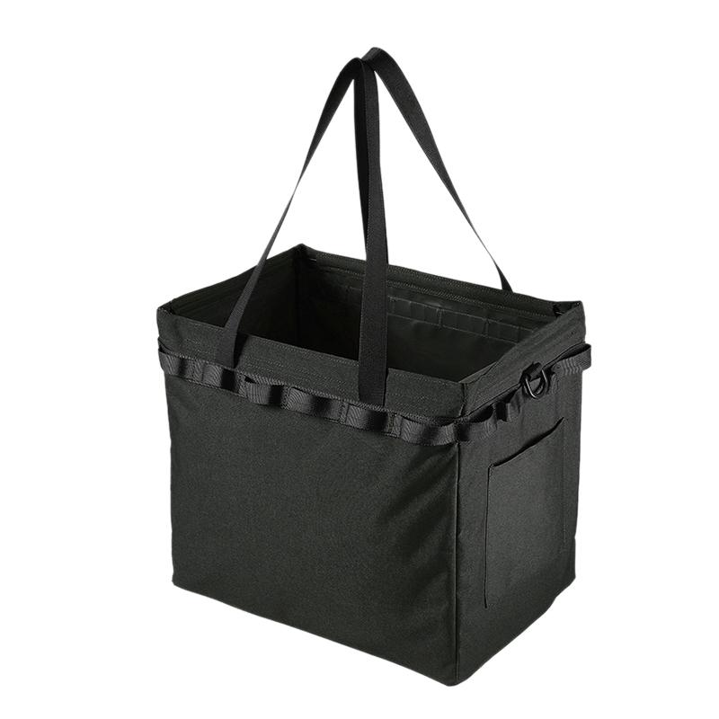 Camping Storage Bag Large Capacity Multifunctional Collapsible Utility Tote Bag for Picnic Travel Car чёрный