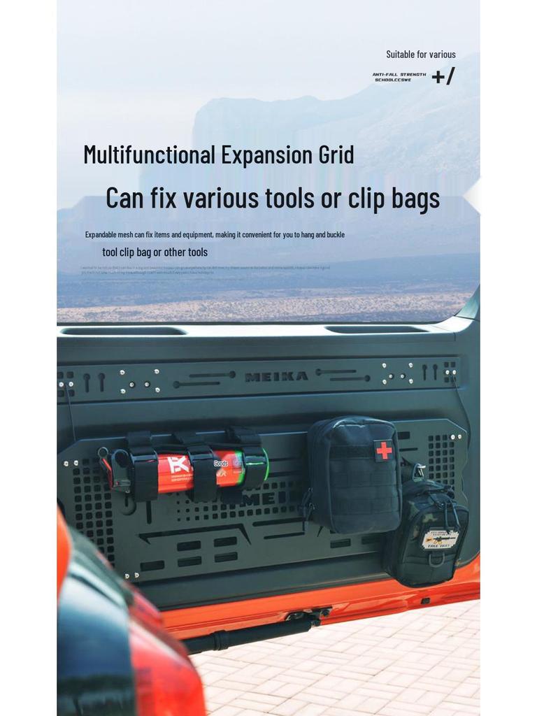 Fits Tank 300: Tailgate Storage Rack & Folding Table Extension for Trunk Off-Road Use