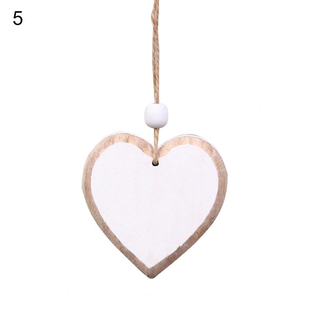 Dekoracja Serca, Drewniane Dekoracyjne Wiszące Ozdoby w Kształcie Serca Ręcznie Robione Ozdoby Wiszące na Ślub, Dekoracja Domu