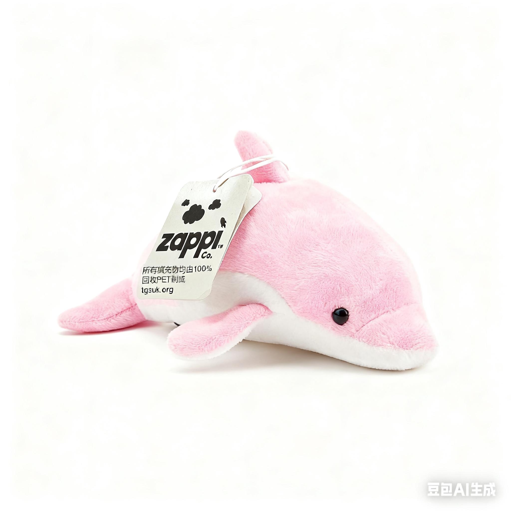 

Zappi Co Children s Soft Cuddly Plush Toy - Perfect Soft Cuddly Playtime Companion for Children (12-15 cm / 5-6 Inches) (Pink Dolphin)