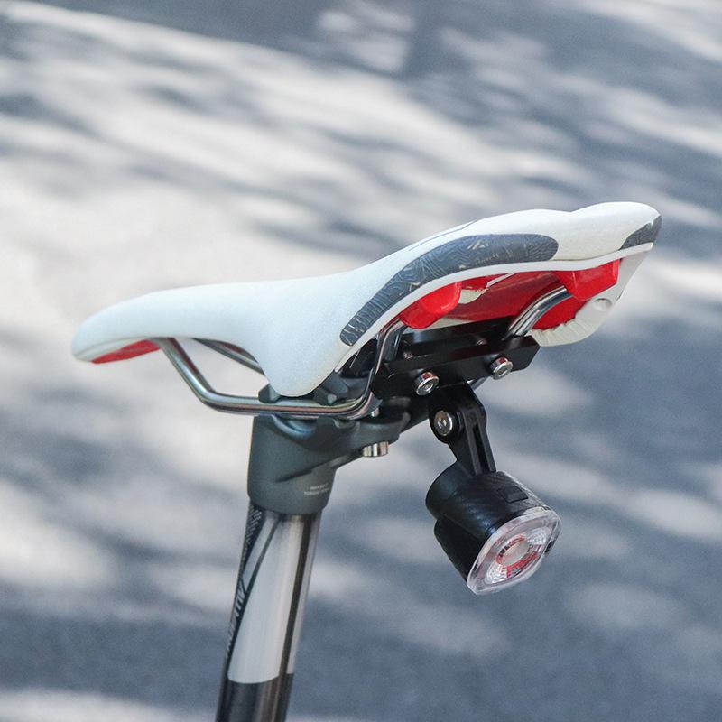 Aluminum Alloy Bracket for Wahoo & Garmin Taillight with Plastic Dial