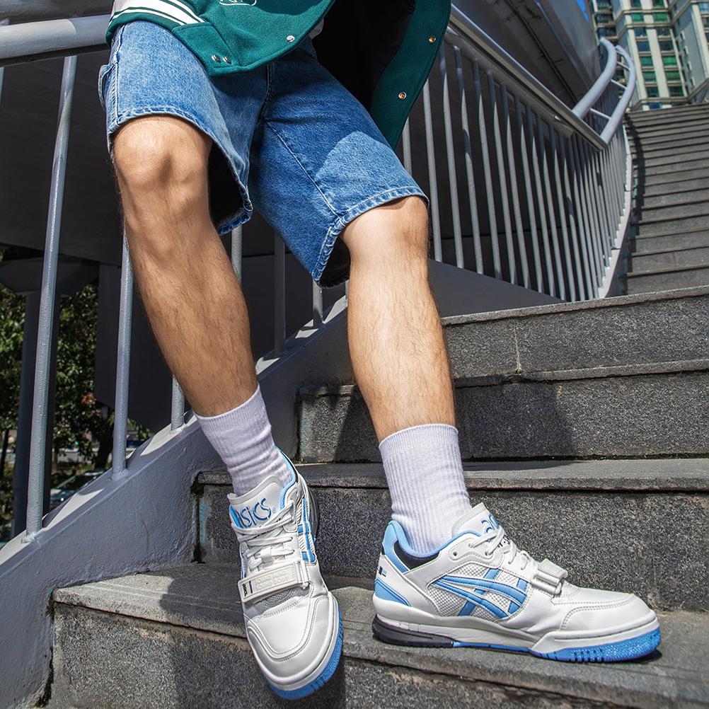 Asics Gel-Spotlyte Low V2 Retro Basketball Shoes Unisex Sneakers North-Carolina-Blue 1203A258-103