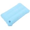 Portable Inflatable Flocking Pvc Pillow Camping Sleeping Air Pillow For Travel Outdoor Hiking Flight Foldable Head Rest Pillow