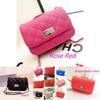 Women's Stylish Cute Mini Cross Body Chain Fashion Chain Small Pu Leather Shoulder Bag