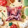 H-Himiko Toga Anime Girl Cushion Cover Plush Fabric Soft Double-Sided Printed Sofa Warm Winter Home Gift Pillow Cover