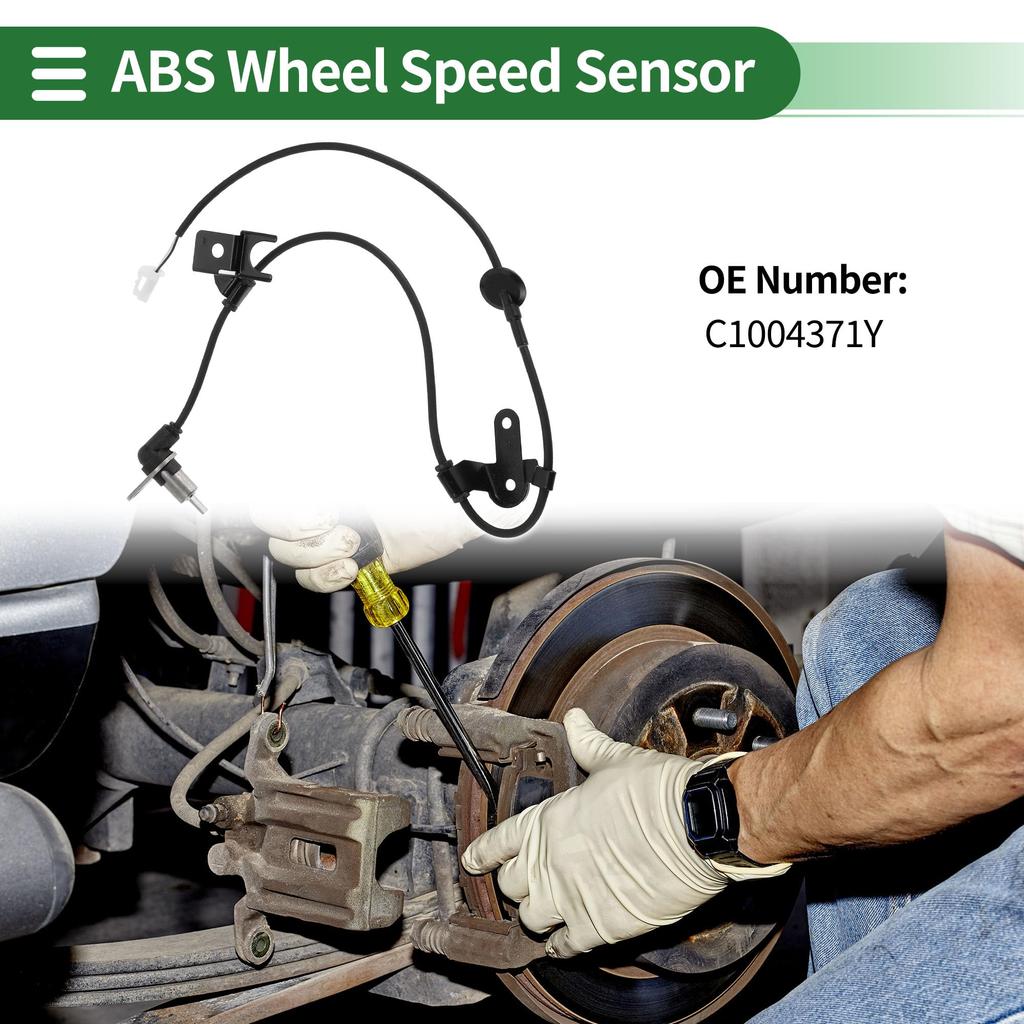 Motoforti Compatible Mazda ABS Wheel Speed Sensor ABS Sensor Anti Lock Brake System Sensor No.C1004371Y Rear Light for Premacy 1999-2003