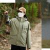 Mens Lightweight Waterproof Hiking Jacket Outdoor Windbreaker Hooded Raincoat Couples Casual Sport Wear