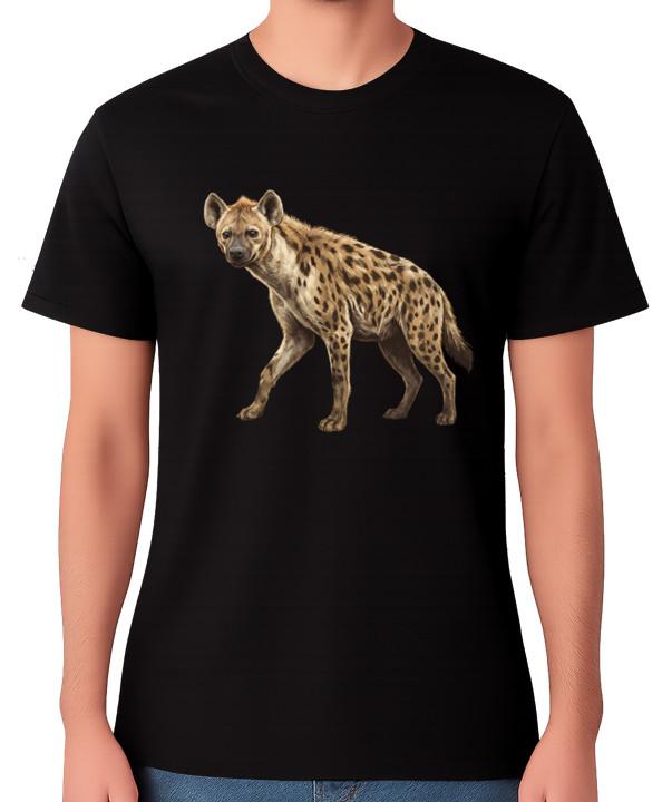 

Hyena Wildlife Animal T-Shirt Safari Nature Graphic Tee 5XL різнокольоровий