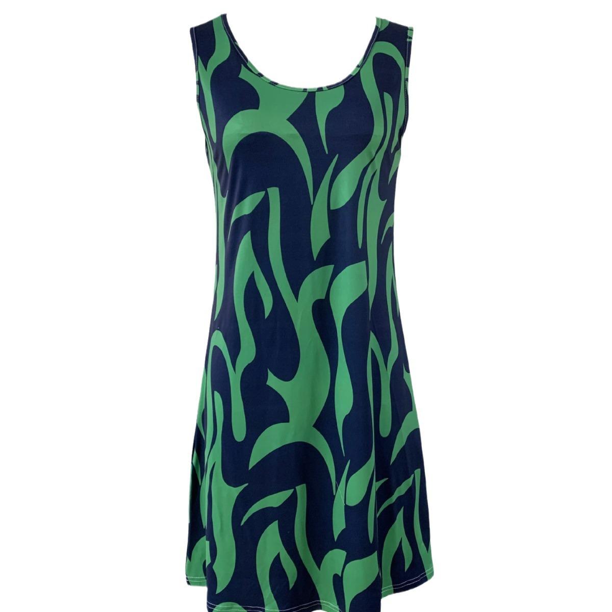 

Shein Joom Women s Textured Stripe Mid-Length Vest Dress XL зелений