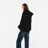 Kangol Letter Semi Overfit Zip Up Black 5141