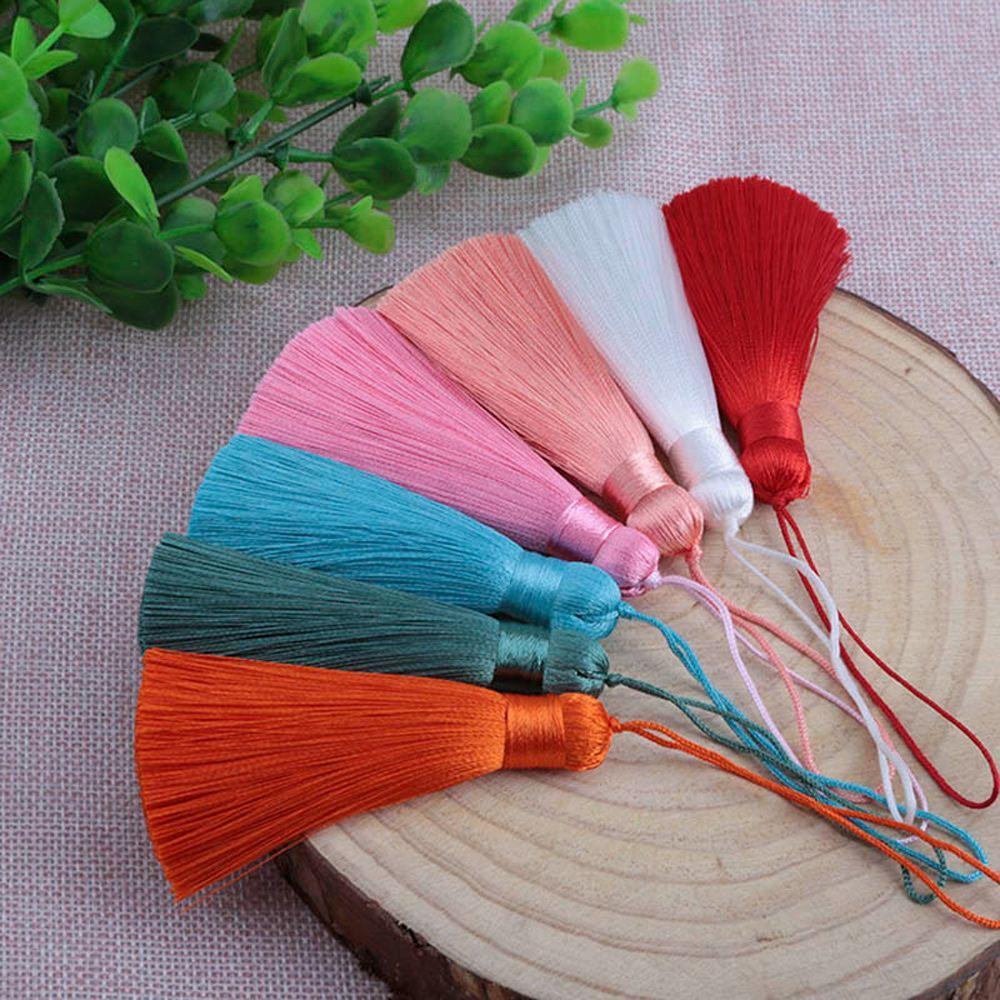 Handmade Key Chain Tassel Trim Accessories Tassel Fringe Silk Tassel Pendant Tassel Hanging Rope