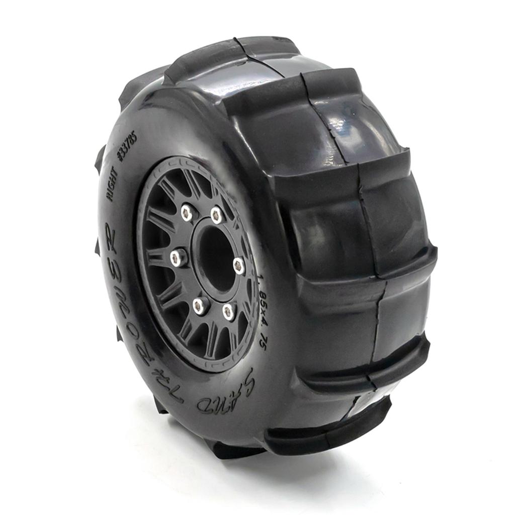 RC Paddle Tires Off Road Snow Sand Paddle Tires 4pcs Replacement for 1 10 Short Course Truck 727 Slash K1 RC Car