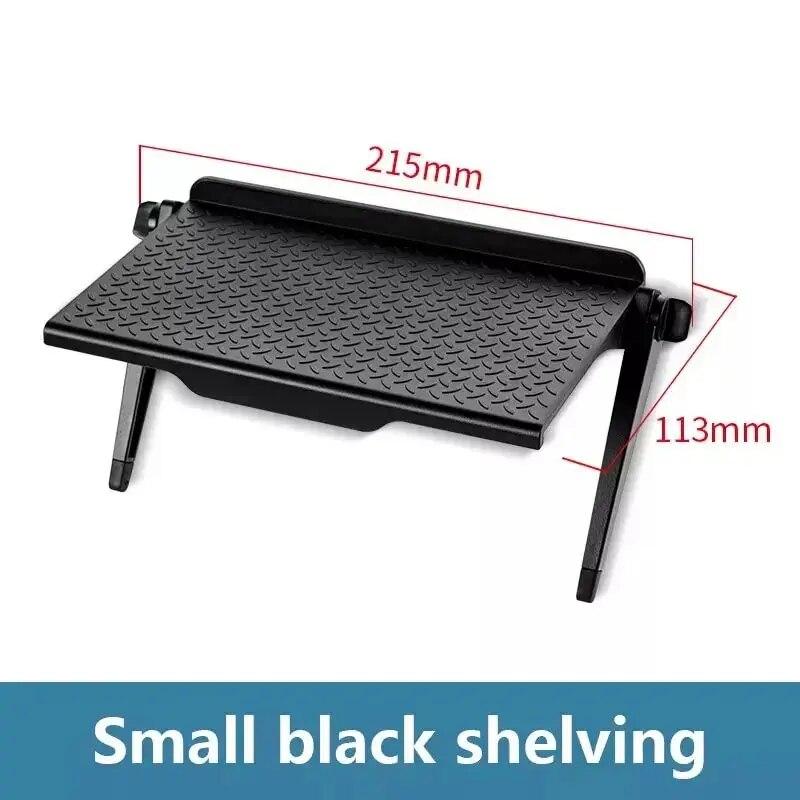 

Стойка для компьютерного монитора без перфорации Пластиковая телевизионная приставка Кронштейн для экрана Стойка для хранения маршрутизатора чёрный