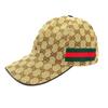 Used Gucci GG Canvas Baseball Cap Beige Management Number: 11514