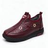 Leisure Shoes with Fleece Lining, Water-resistant, Women's Cotton Shoes, Anti-slip Flat Shoes