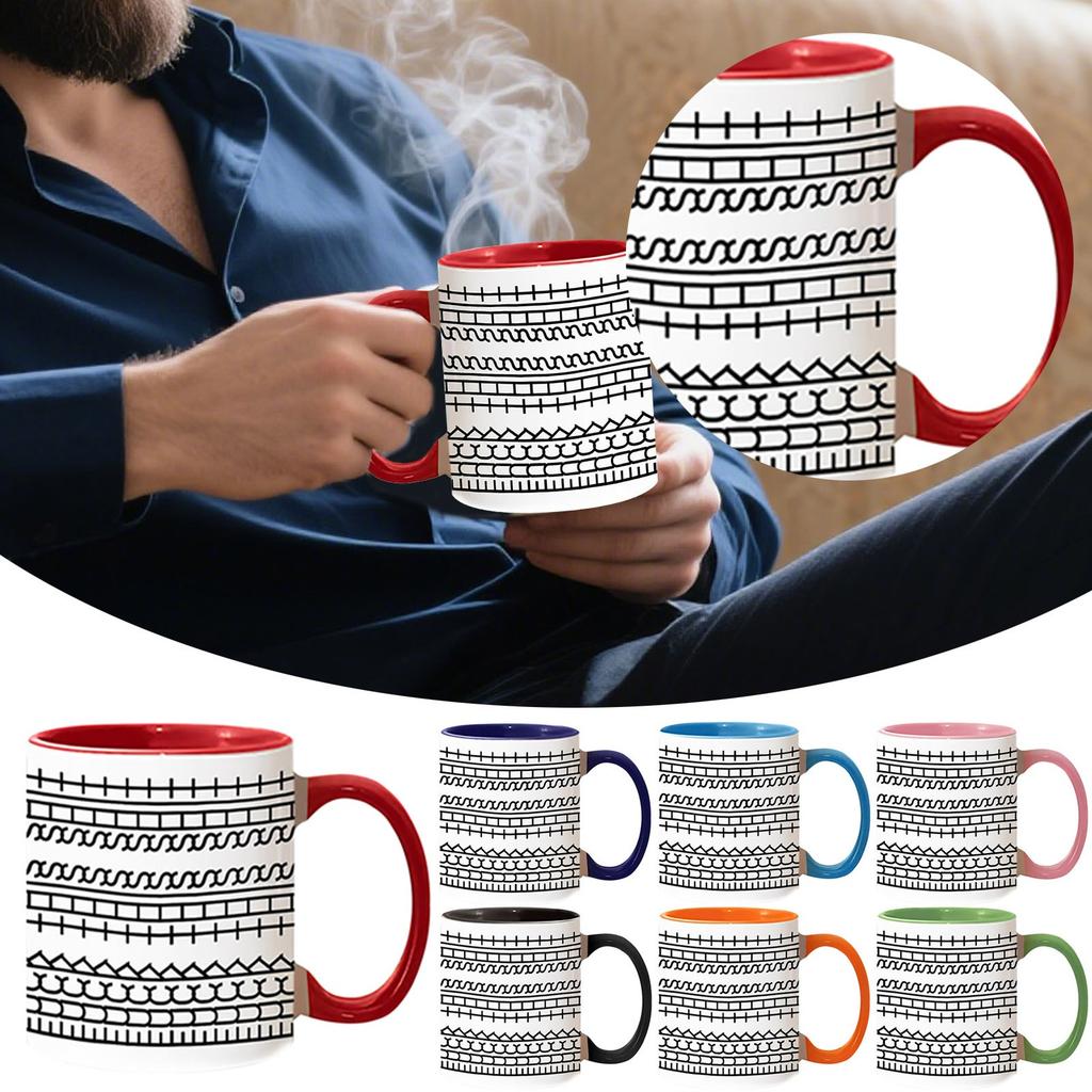 Creative New Ceramic Kitchen Fun Black Coffee Cup